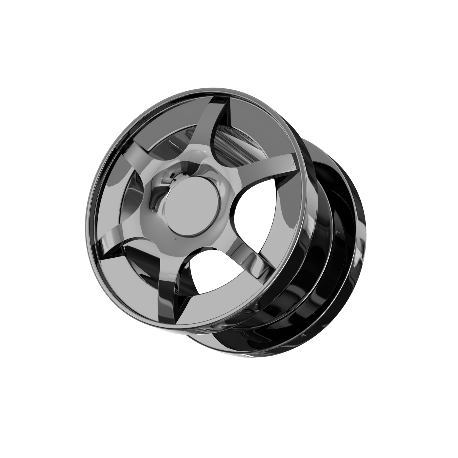 Blackline Alloy Wheel Screw Fit Flesh Tunnel - Monster Piercing