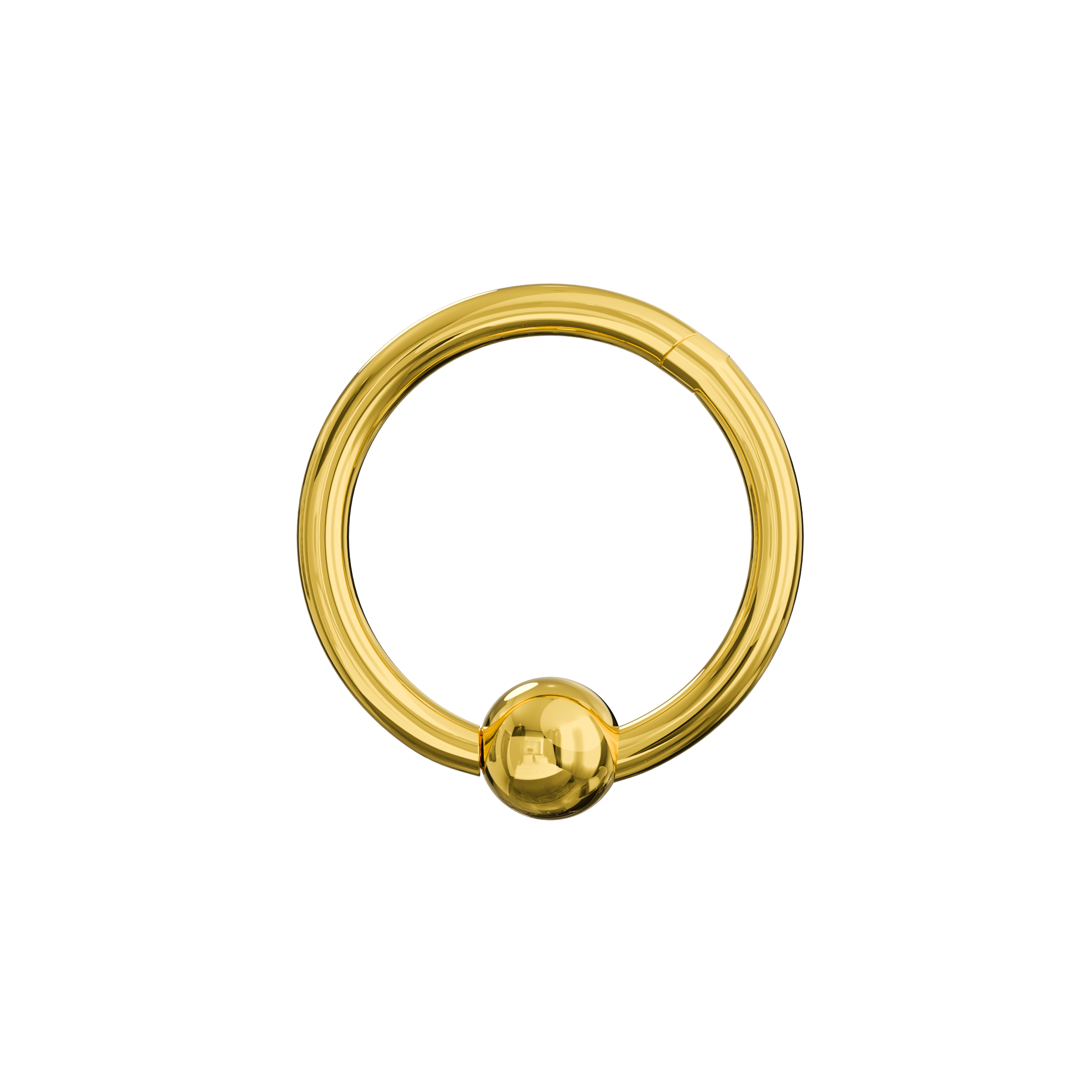 316L Surgical Steel BCR Clicker Piercing Ring - Monster Piercing