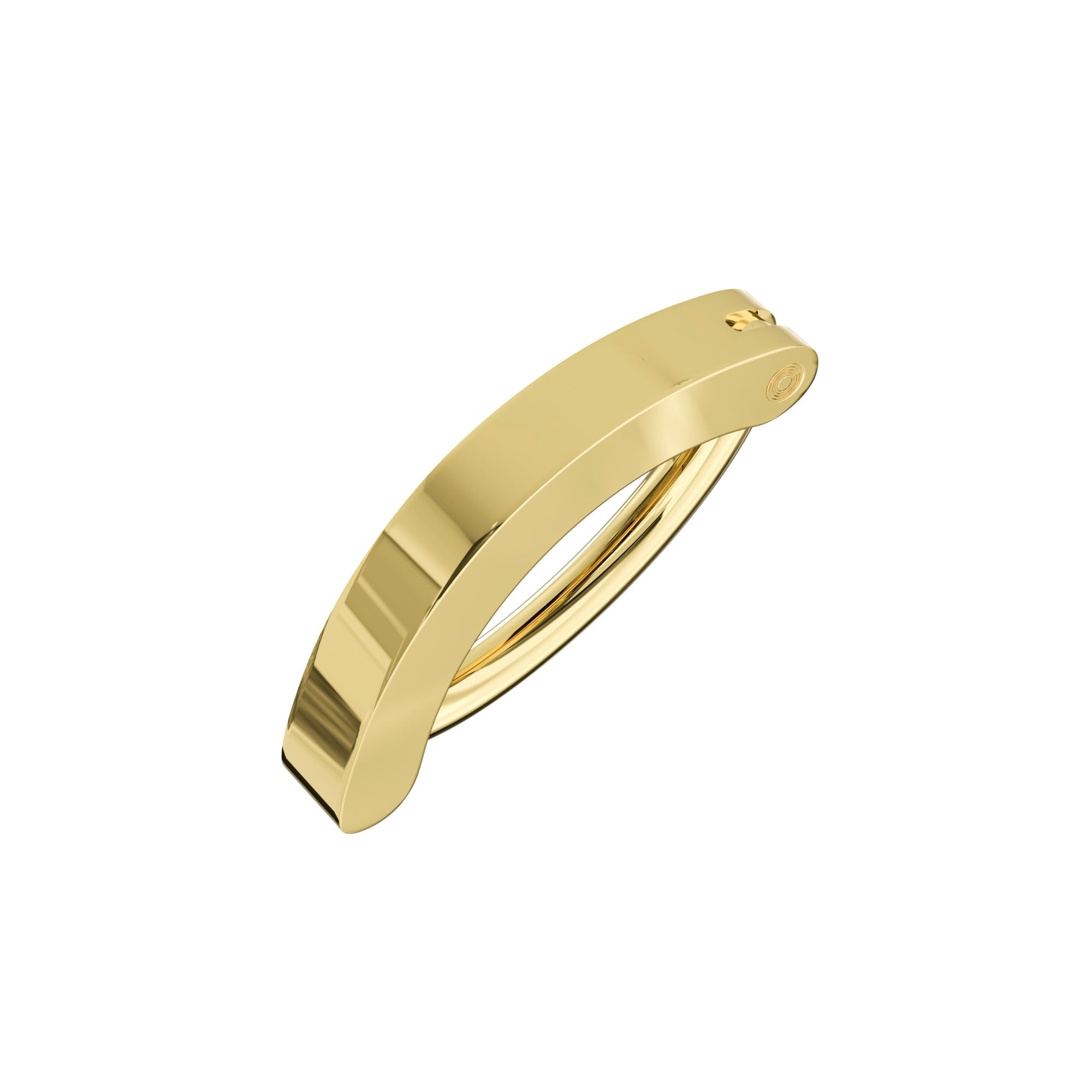 316L Surgical Steel Classic Reverse Curved Clicker Belly Ring - Monster Piercing