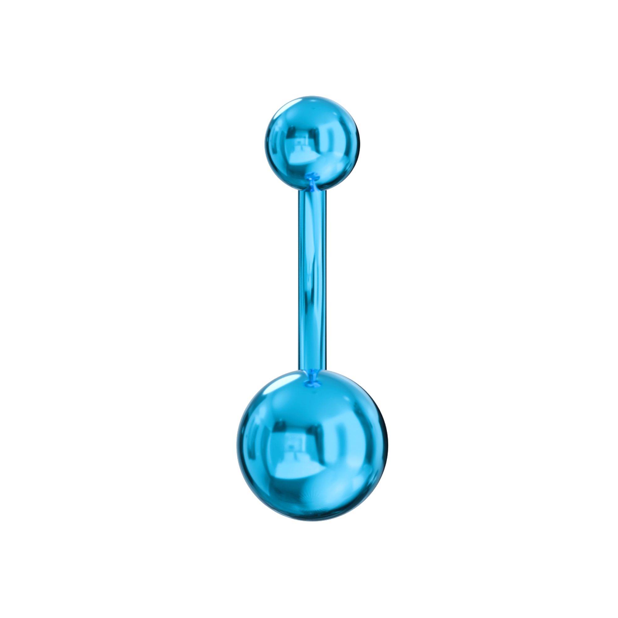 316L Surgical Steel Anodised Belly Ring - Monster Piercing