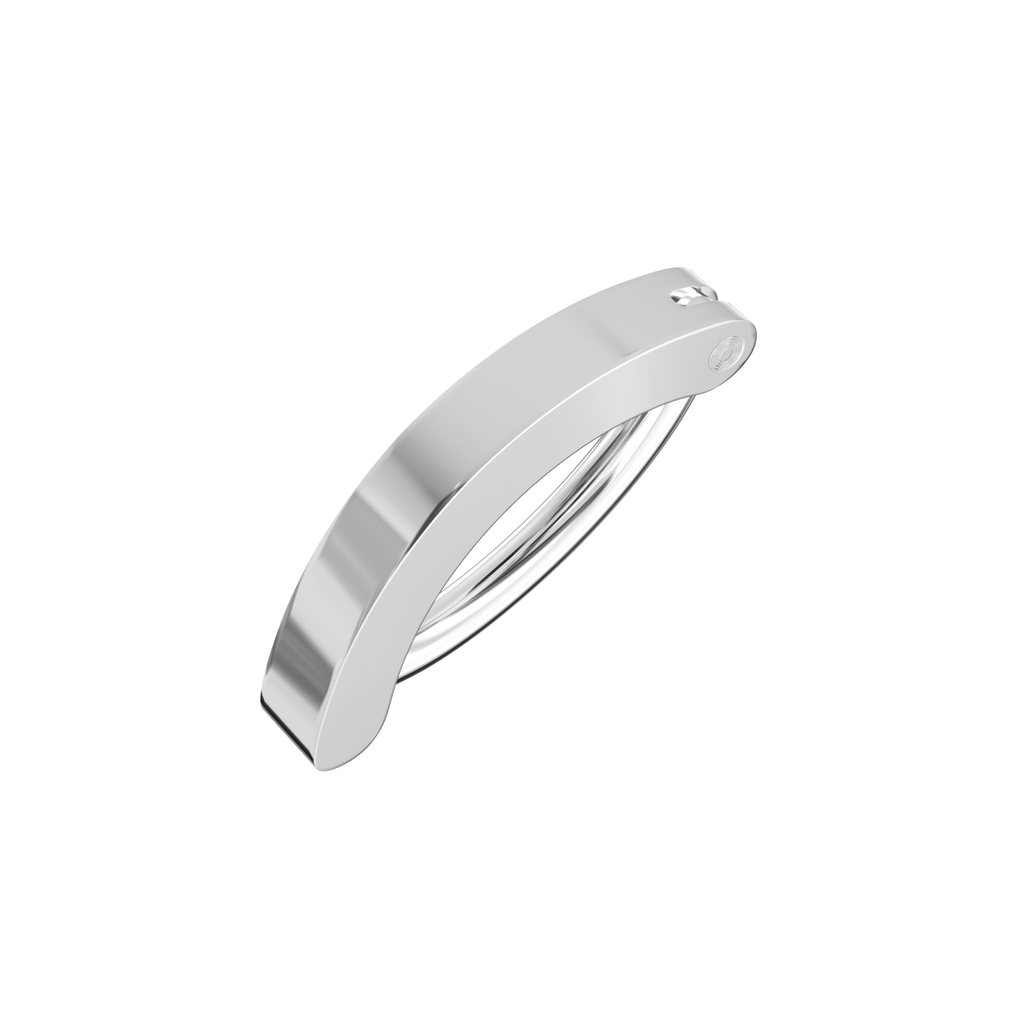 316L Surgical Steel Classic Reverse Curved Clicker Belly Ring - Monster Piercing