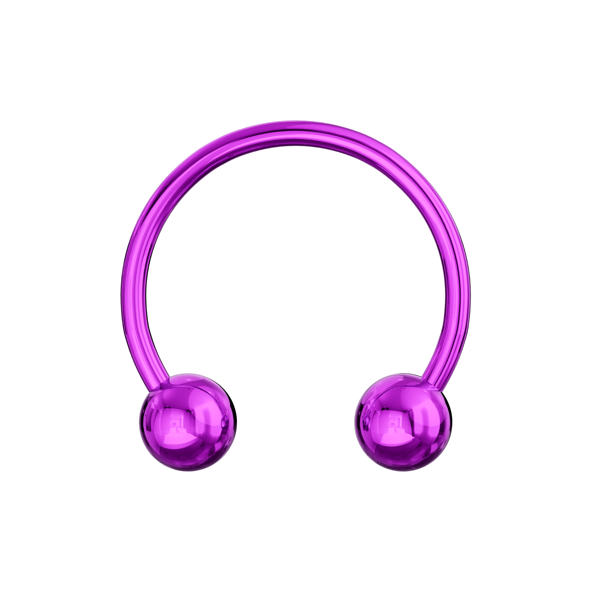 G23 Titanium Anodised Circular Barbell - Monster Piercing