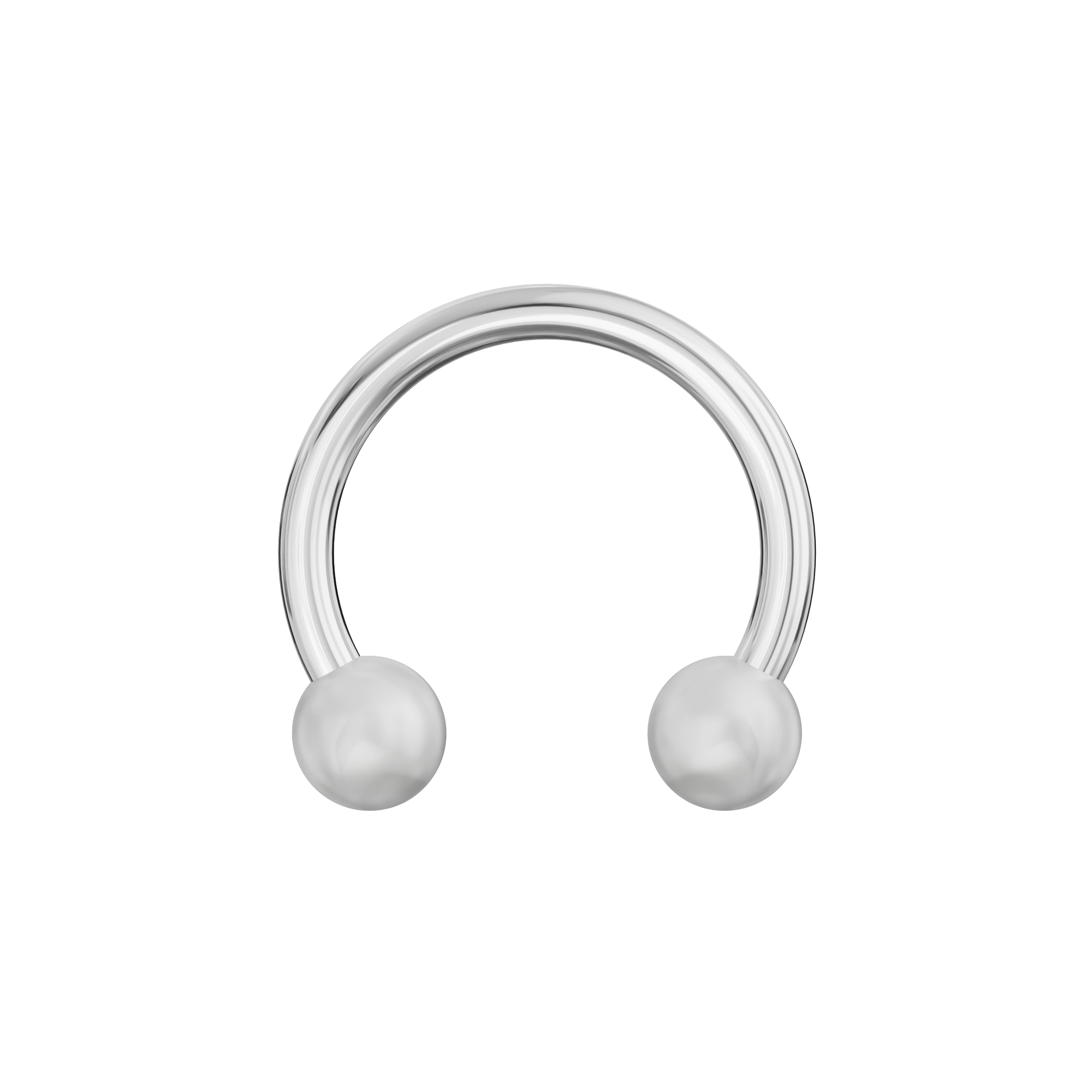316L Surgical Steel Circular Barbell With Marble UV Balls (Pack of 10) - Monster Piercing