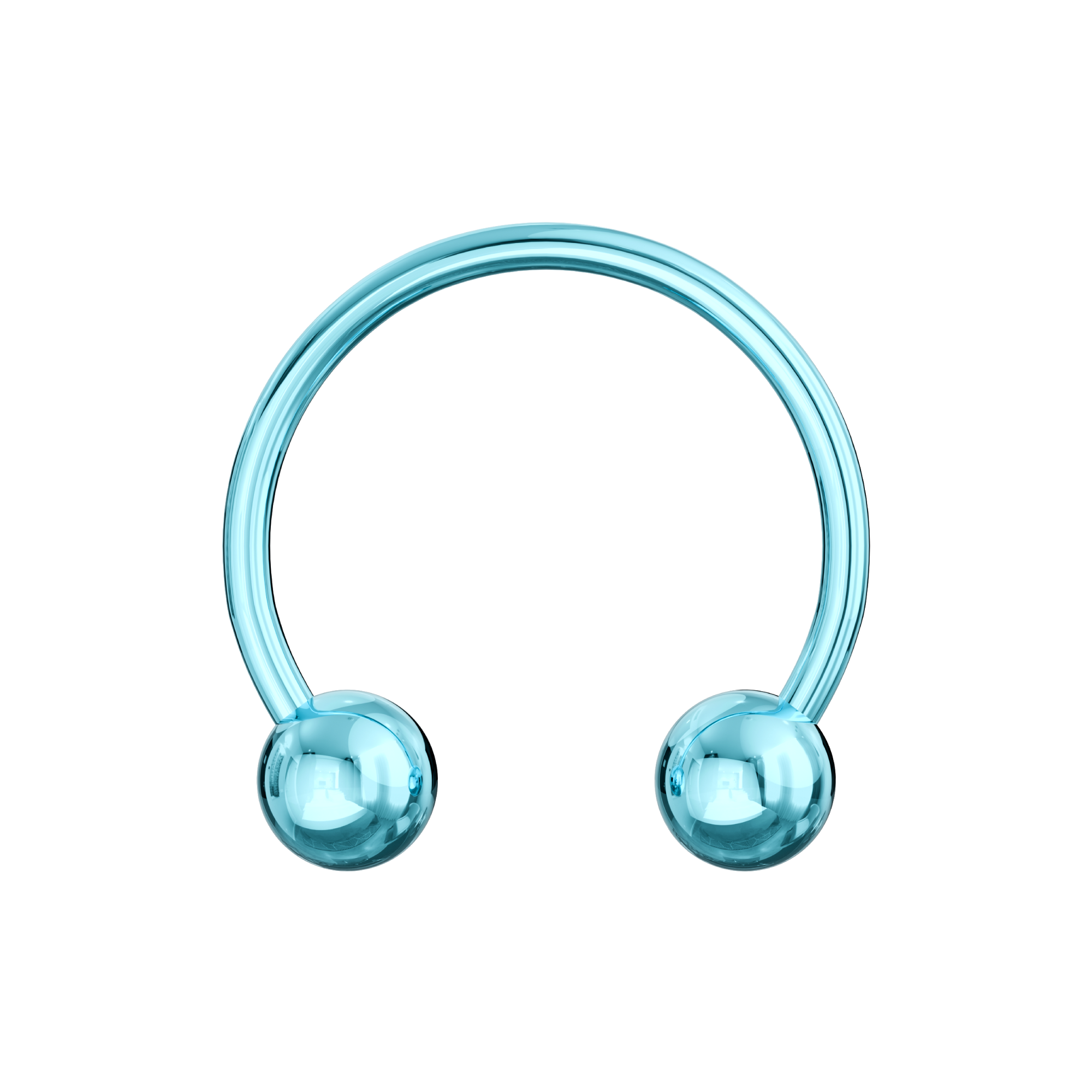 G23 Titanium Anodised Circular Barbell - Monster Piercing