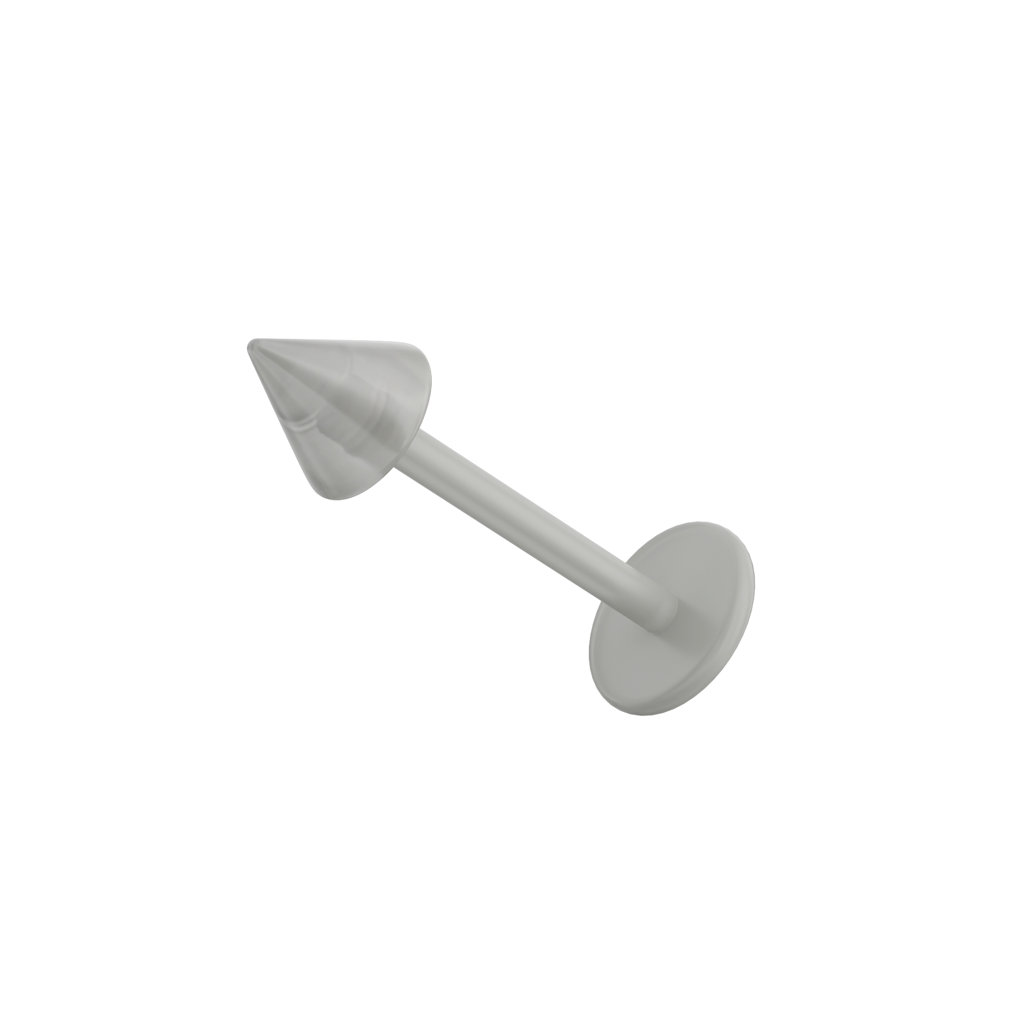 Red UV Labret with Primary Colour UV Cone (Pack of 10) - Monster Piercing