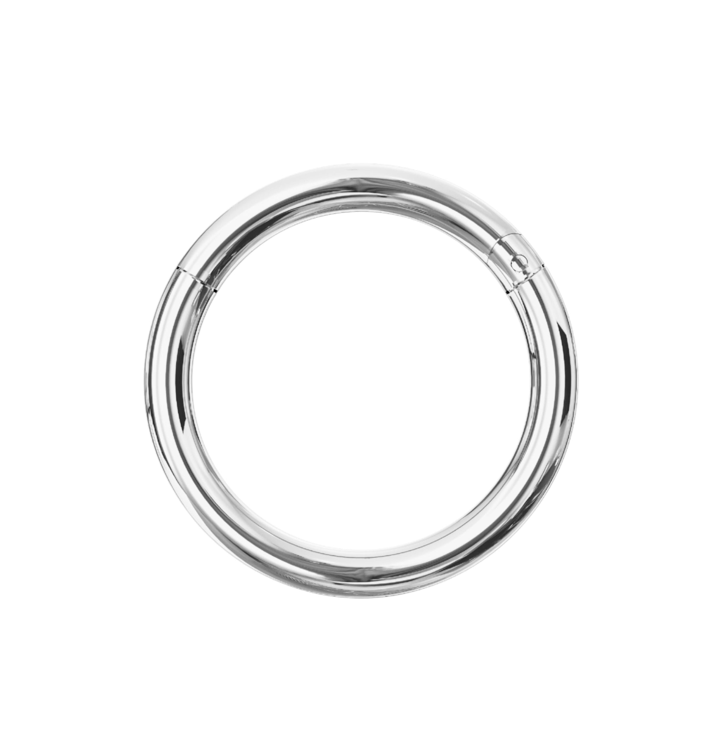 9K Gold Classic Hinged Segment Clicker Ring - Monster Piercing