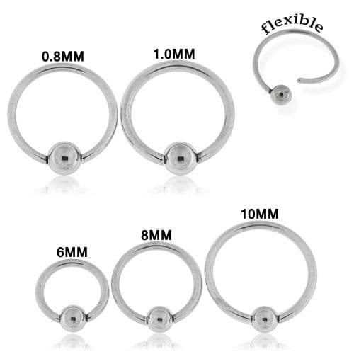 Surgical Steel Flexible BCR Piercing - Monster Piercing