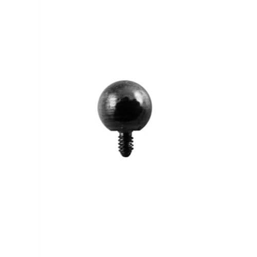 Black Ball Dermal Anchor Tops - Monster Piercing