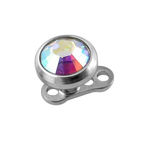 Jewelled Top Dermal Anchor - Monster Piercing