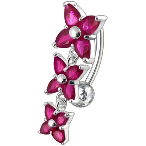 Fancy Reverse Dangling Belly Ring - Monster Piercing