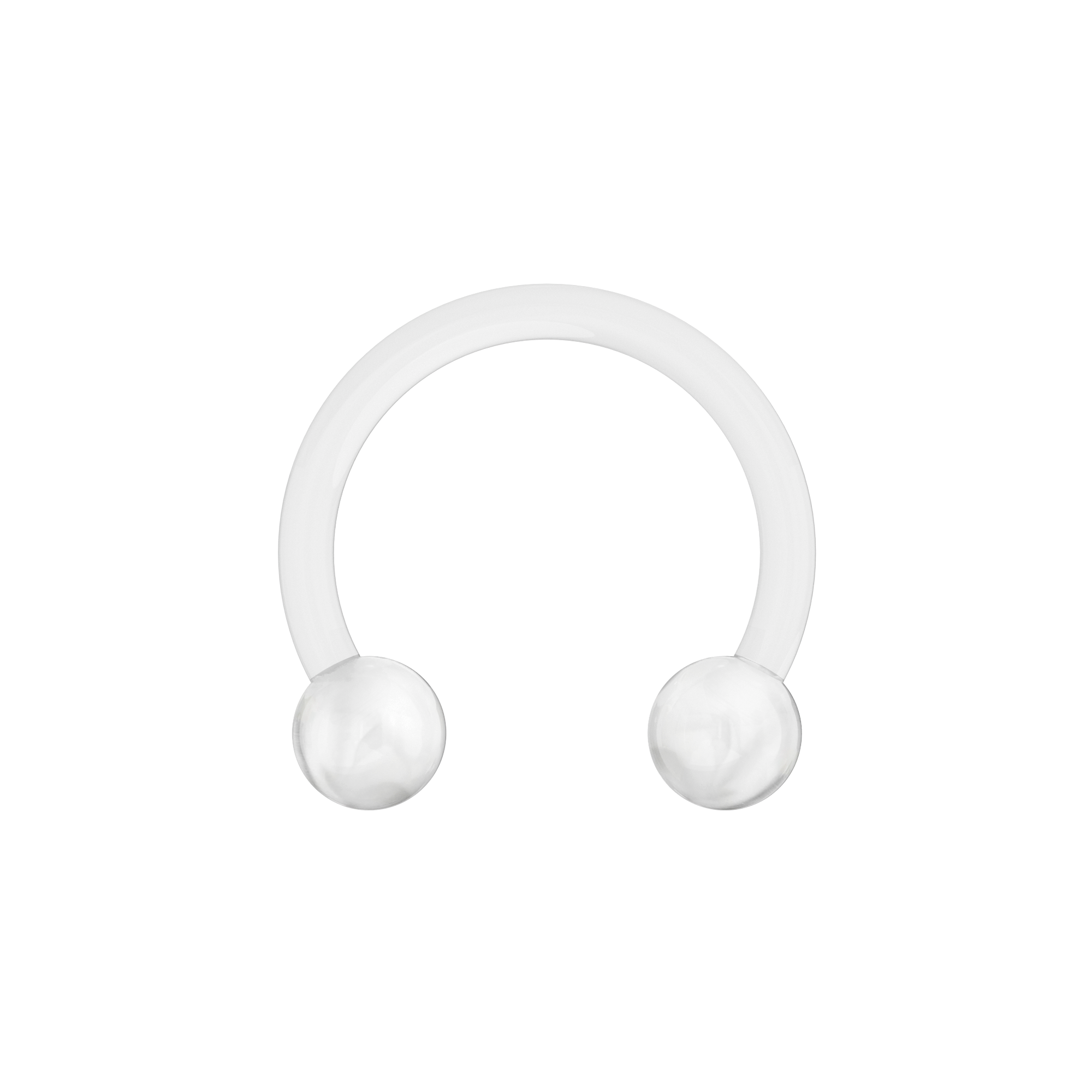UV Circular Barbell With Marbled UV Balls (Pack of 10) - Monster Piercing