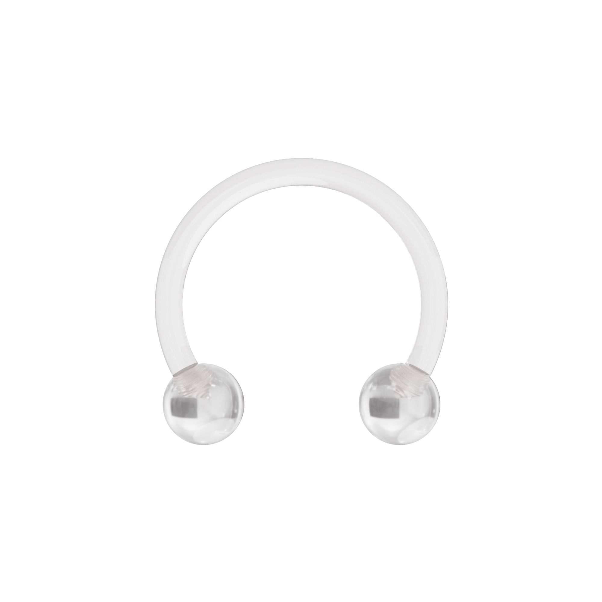 UV Circular Barbell With Basic UV Balls (Pack of 10) - Monster Piercing