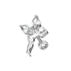 316L Surgical Steel Jewelled Flying Fairy Cartilage Ear Stud