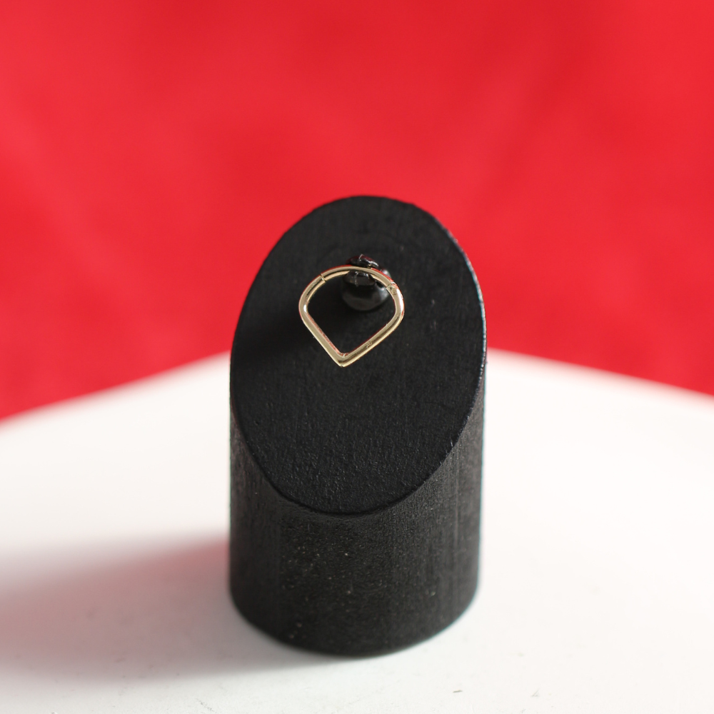 9K Gold Triangle Hinged Segment Clicker - Monster Piercing