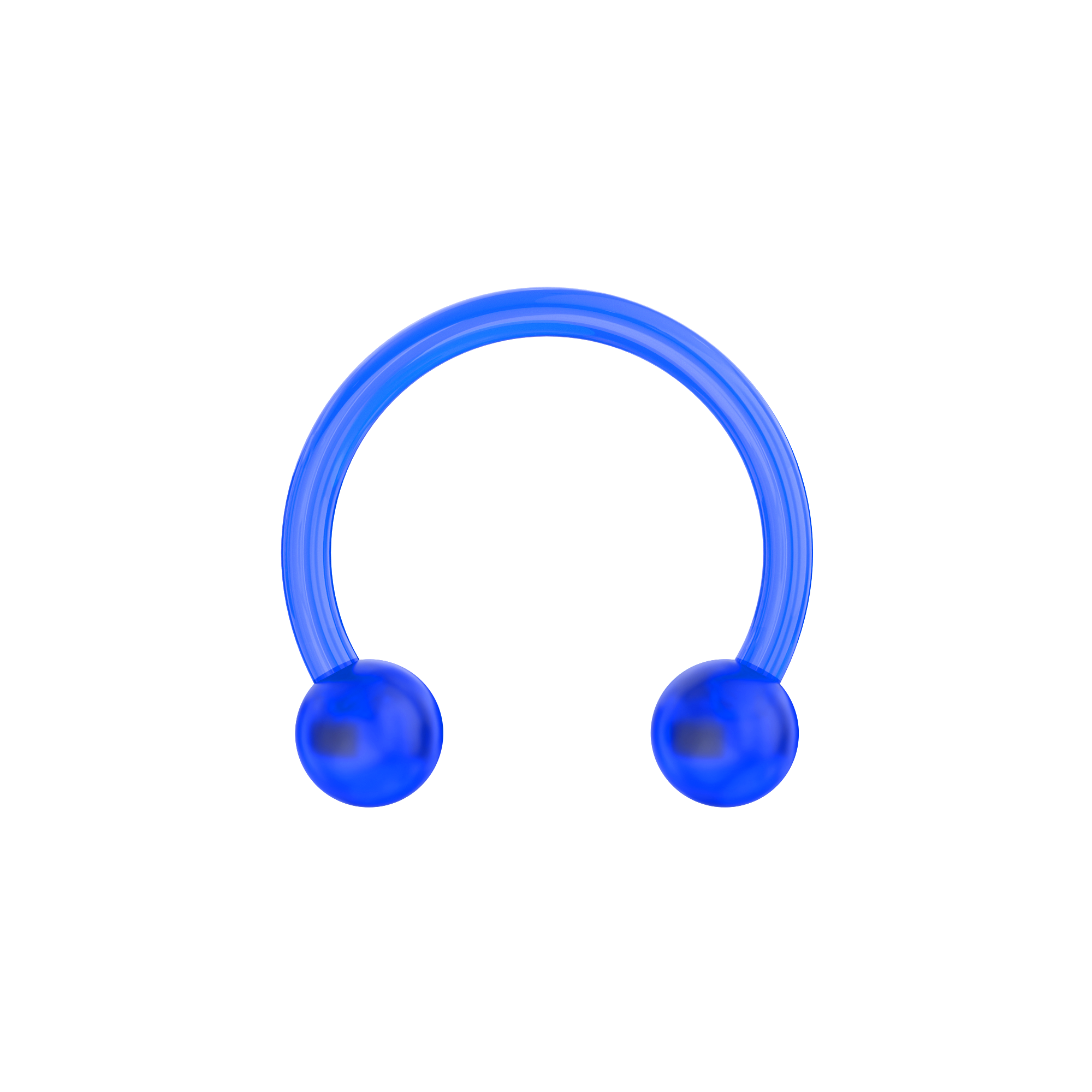 UV Circular Barbell With Basic UV Balls (Pack of 10) - Monster Piercing