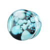 Pyrex Glass Aqua Pebble Ear Plug