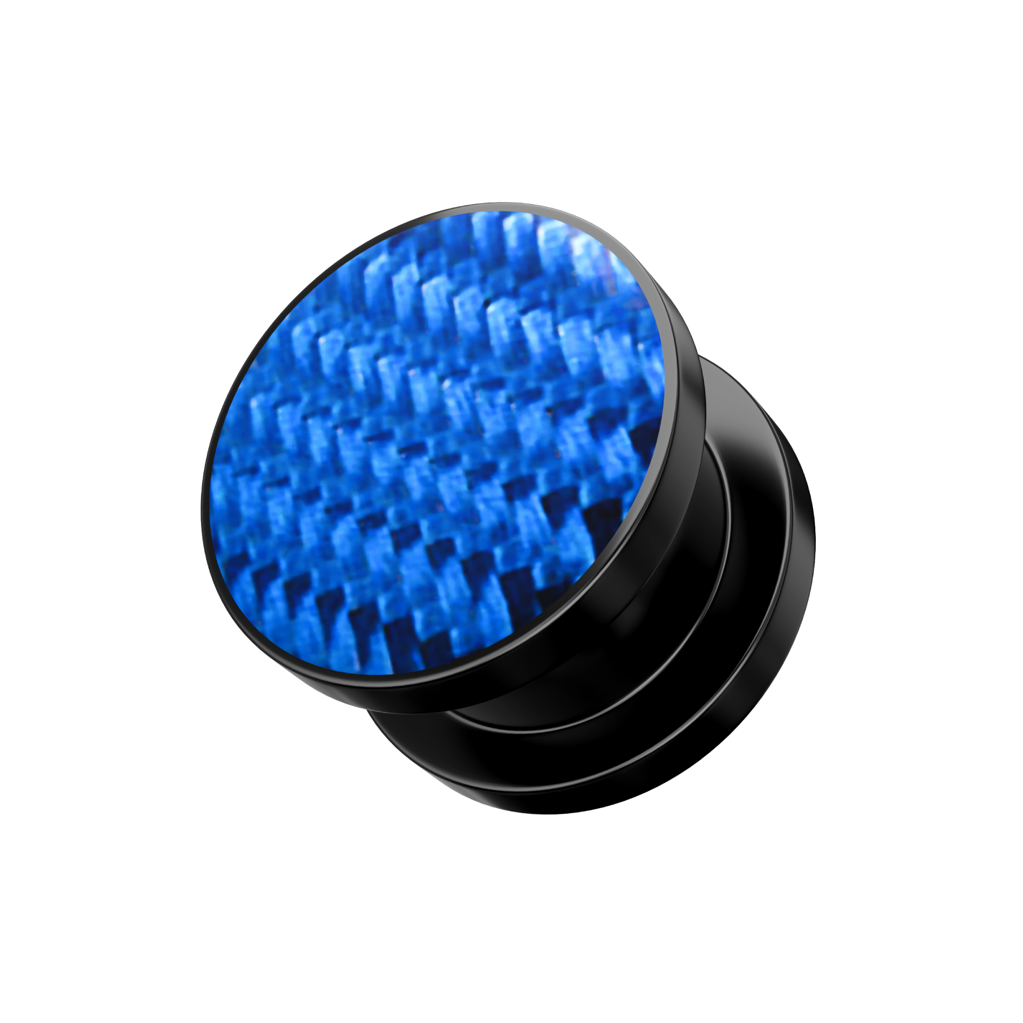 Screw Fit Ear Flesh Tunnel With Checker Logo - Monster Piercing