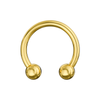 316L Surgical Steel Internally Threaded Horseshoe CBB With Ball