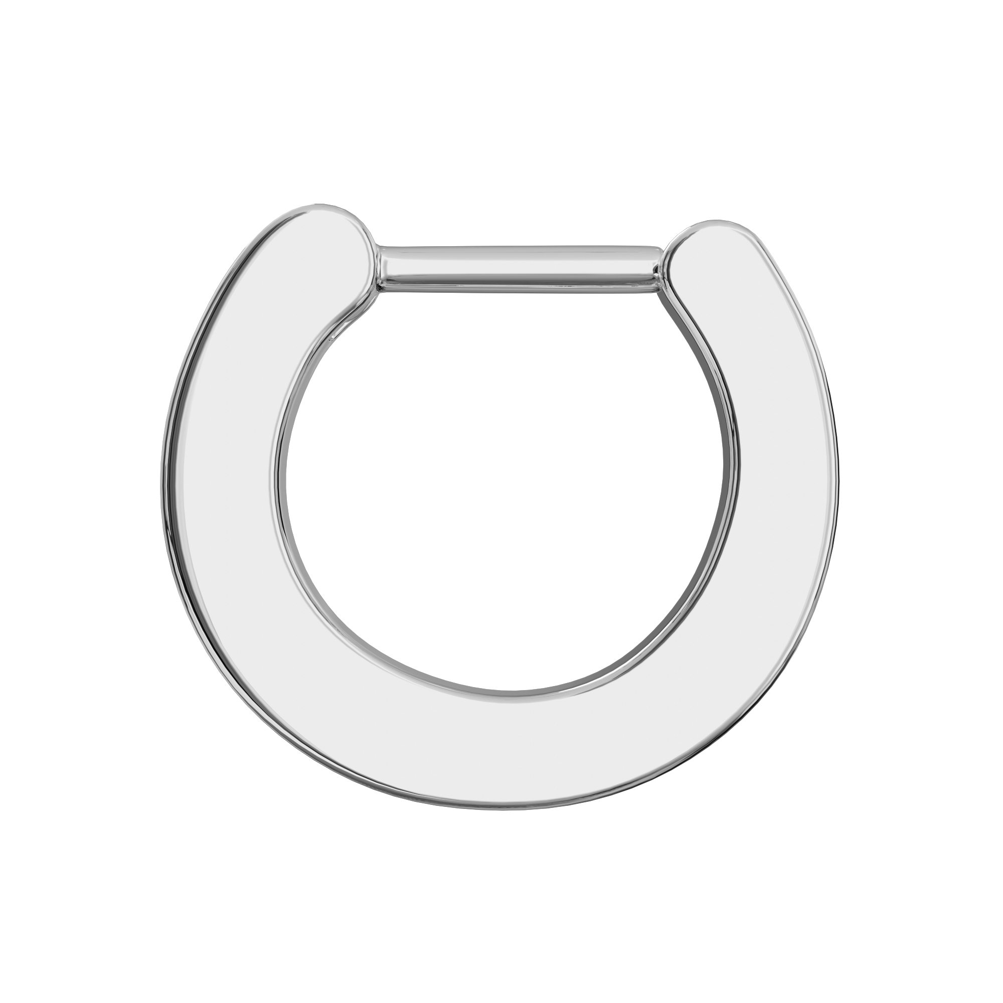 Plain Septum Clicker Ring - Monster Piercing