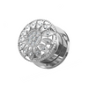 316L Surgical Steel Micro Jewelled Ear Flesh Tunnel