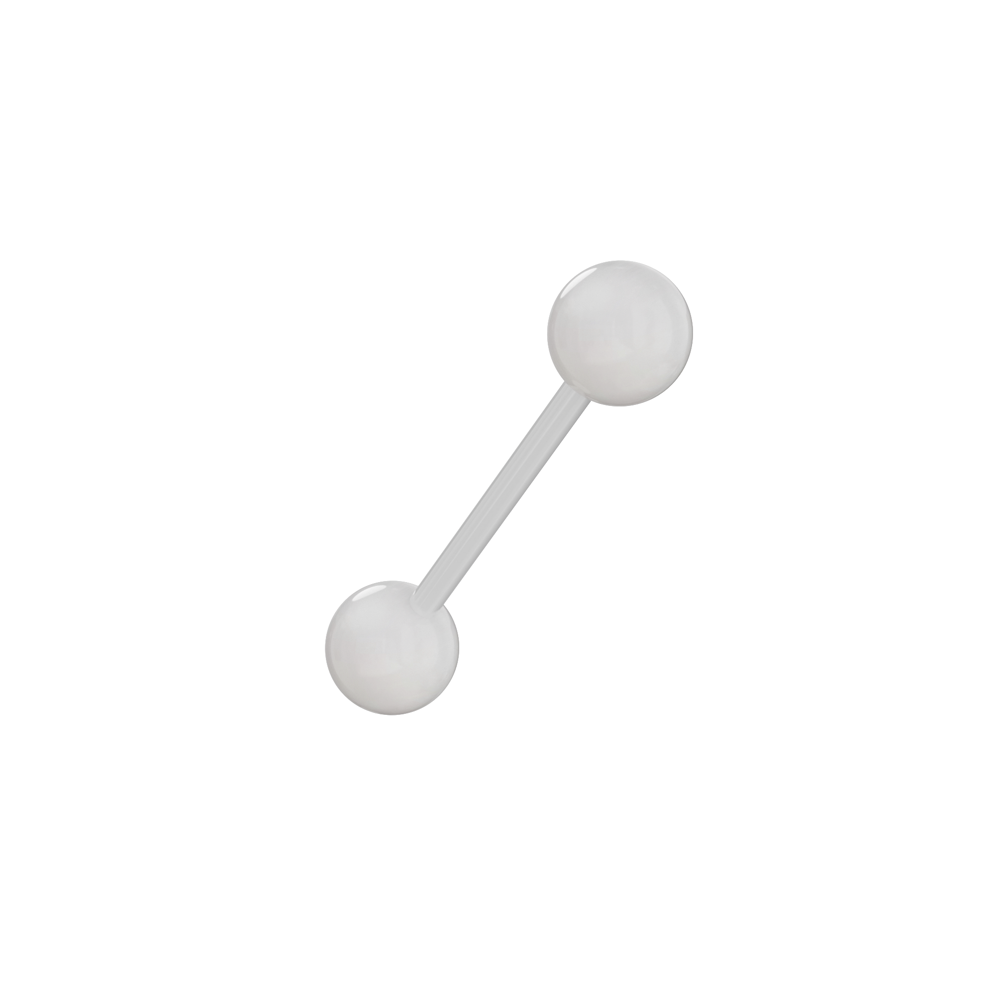 Multi-Coloured Bar with Simple UV Ball (Pack of 10) - Monster Piercing