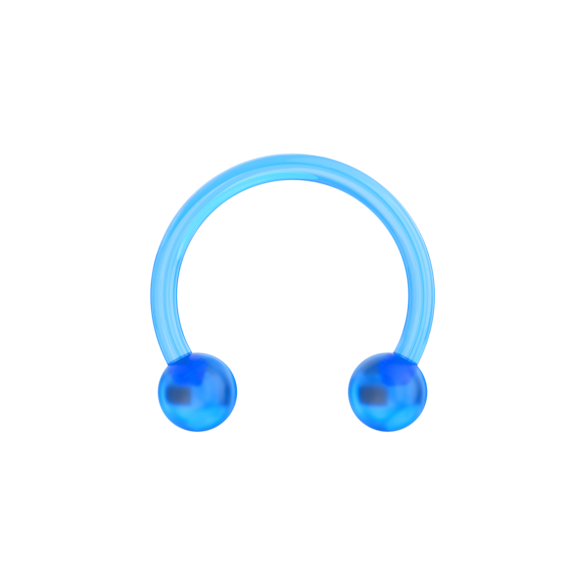 UV Circular Barbell With Basic UV Balls (Pack of 10) - Monster Piercing