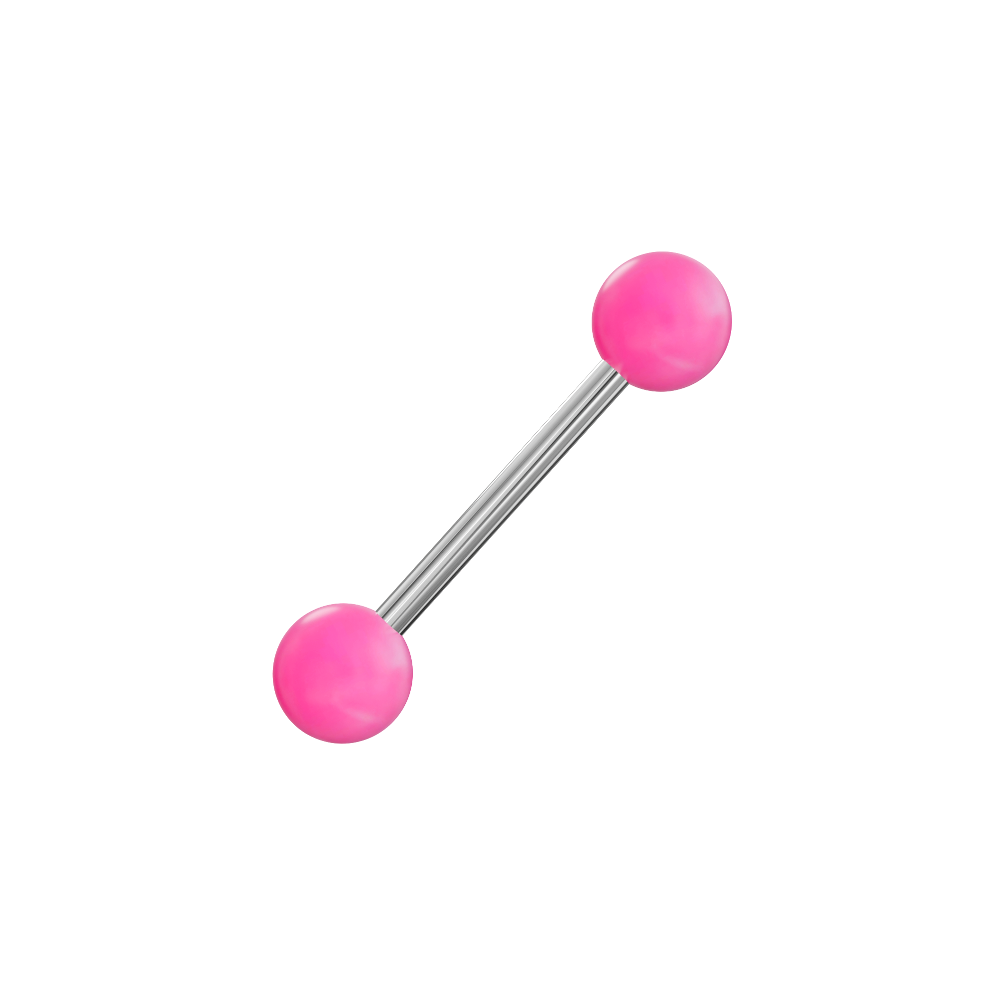 316L Surgical Steel Tongue Barbell Simple UV Balls (Pack of 10) - Monster Piercing