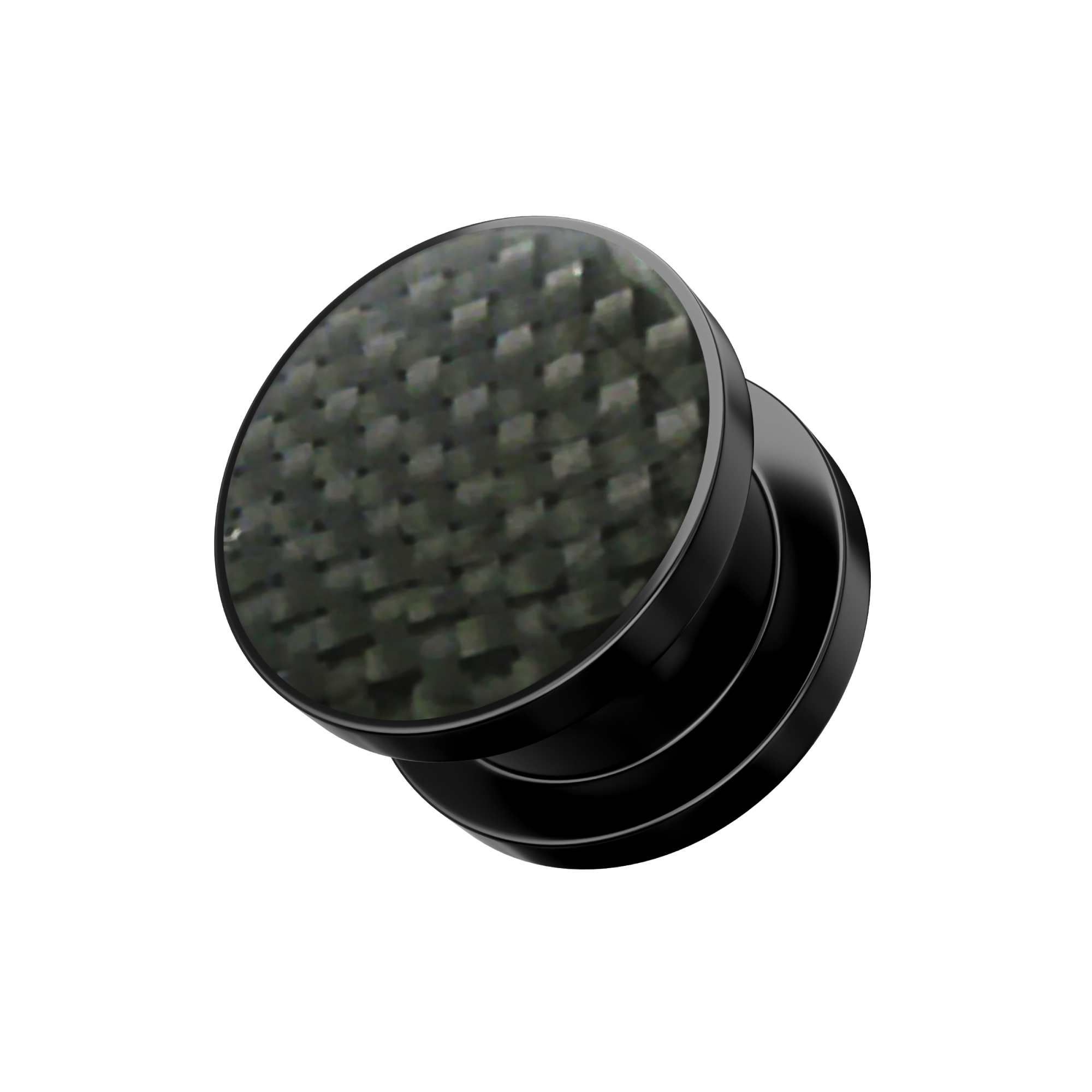 Screw Fit Ear Flesh Tunnel With Checker Logo - Monster Piercing