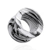 316L Surgical Steel Black Painted Screw Fit Flesh Tunnel