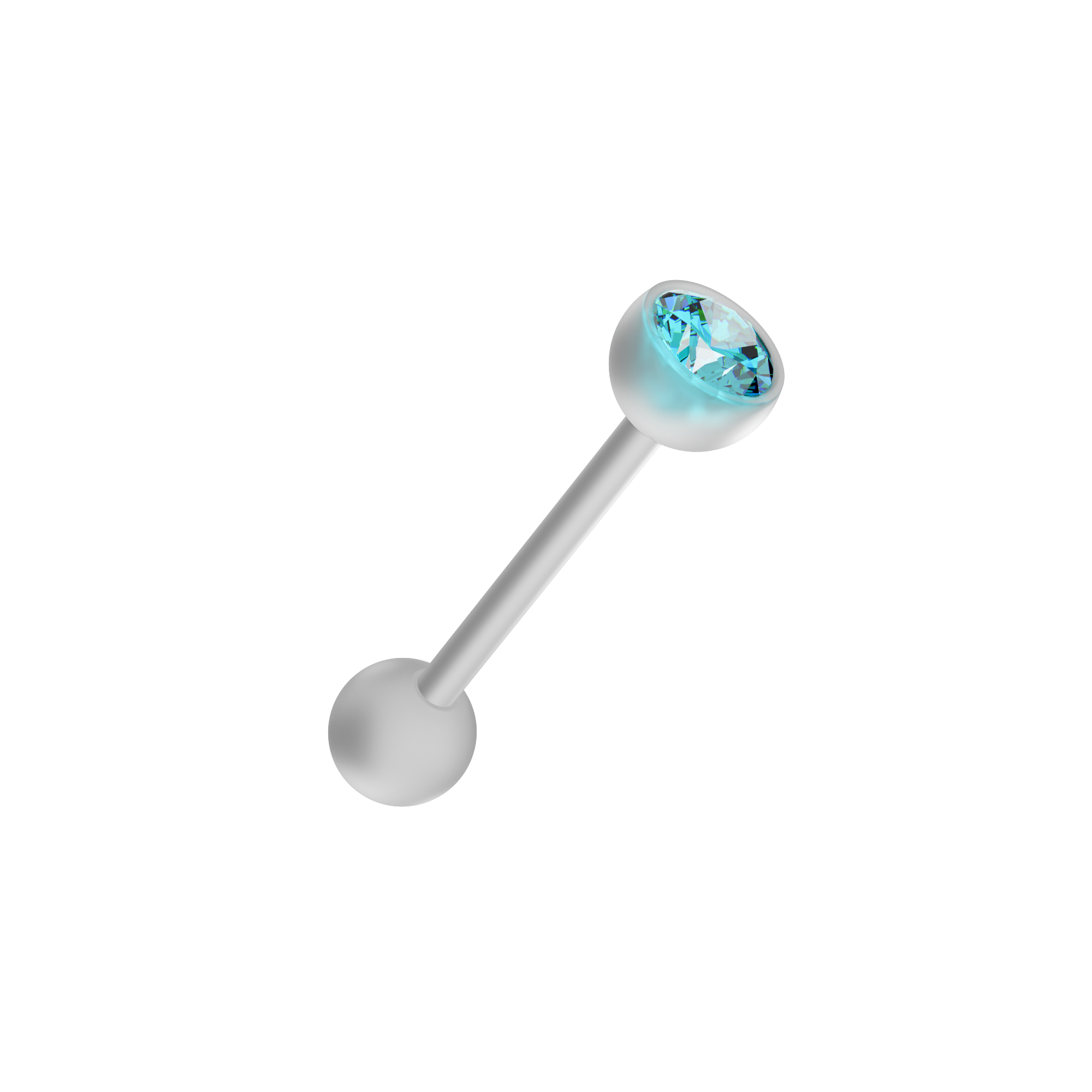 BioFlex Jewelled Straight Barbell - Monster Piercing