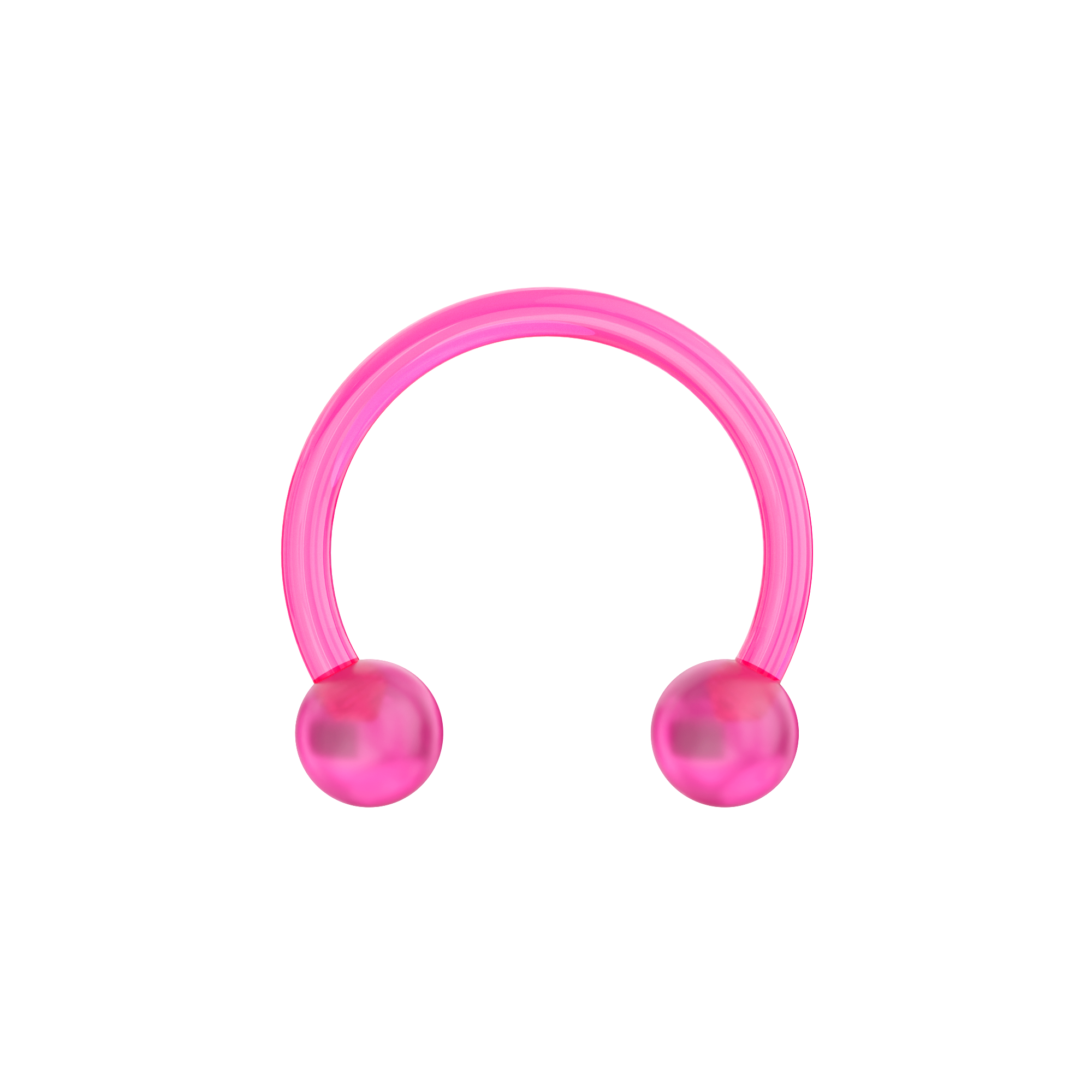 UV Circular Barbell With Basic UV Balls (Pack of 10) - Monster Piercing