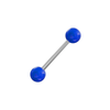316L Surgical Steel Tongue Barbell Simple UV Balls (Pack of 10)