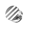 316L Surgical Steel Stripes Shell Flesh Tunnel