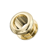 316L Surgical Steel Gold Anodised Screw Fit Ear Flesh Tunnel