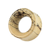 Organic Tamarind Wood Double Flared Ear Tunnel