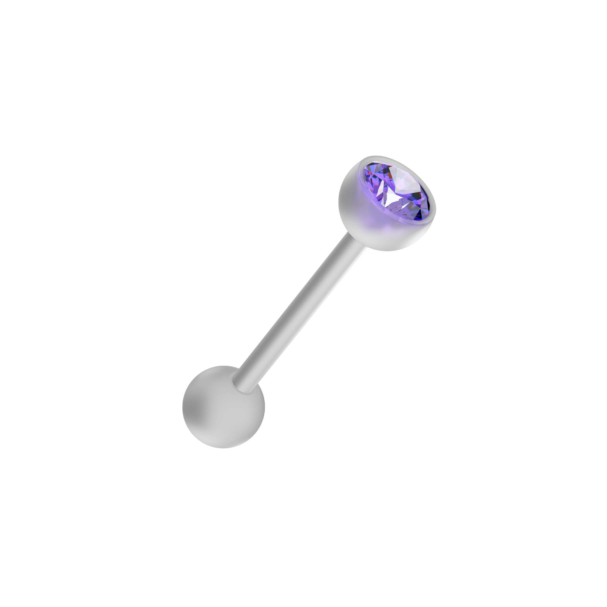 BioFlex Jewelled Straight Barbell - Monster Piercing
