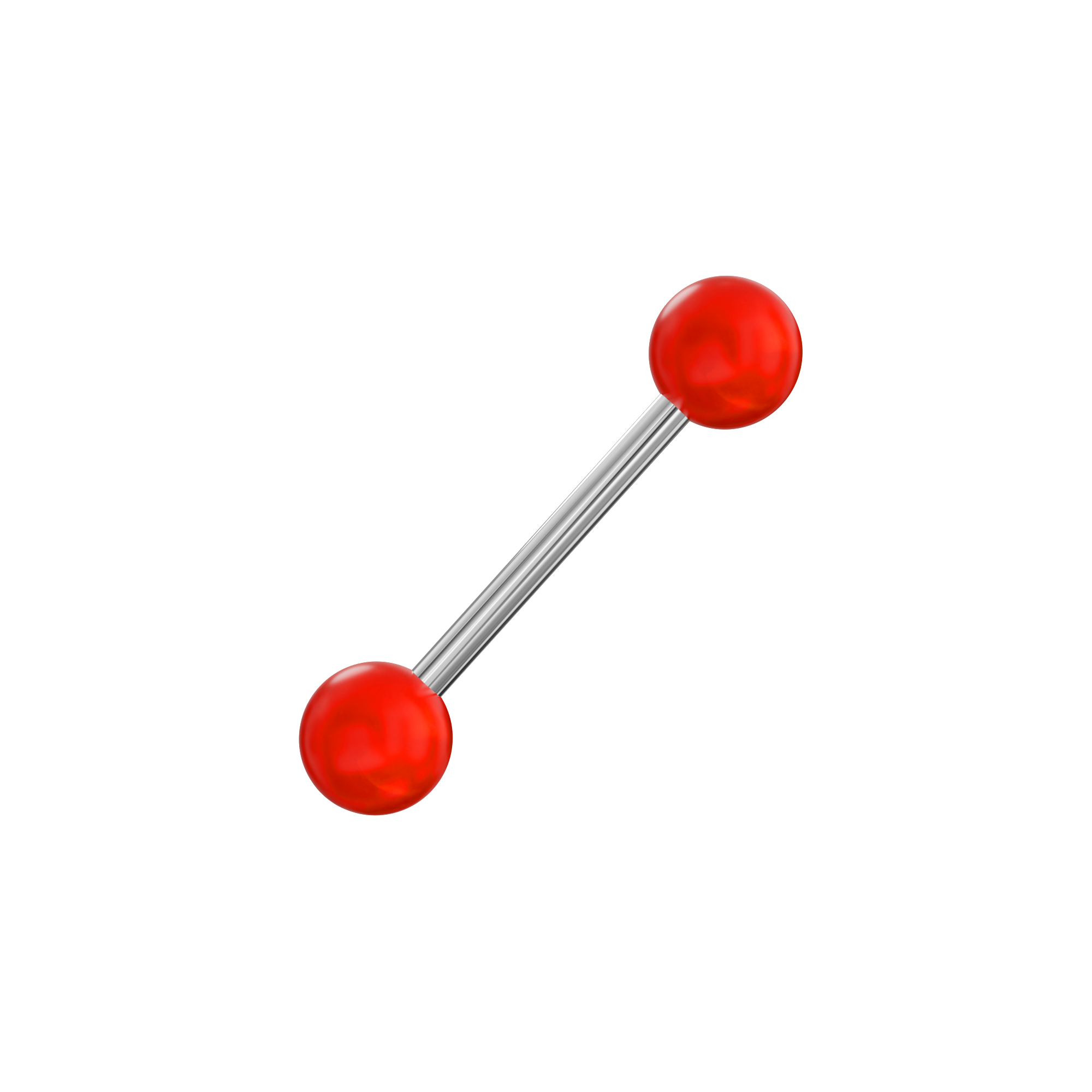 316L Surgical Steel Tongue Barbell Simple UV Balls (Pack of 10) - Monster Piercing