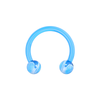 UV Circular Barbell With Marbled UV Balls (Pack of 10)