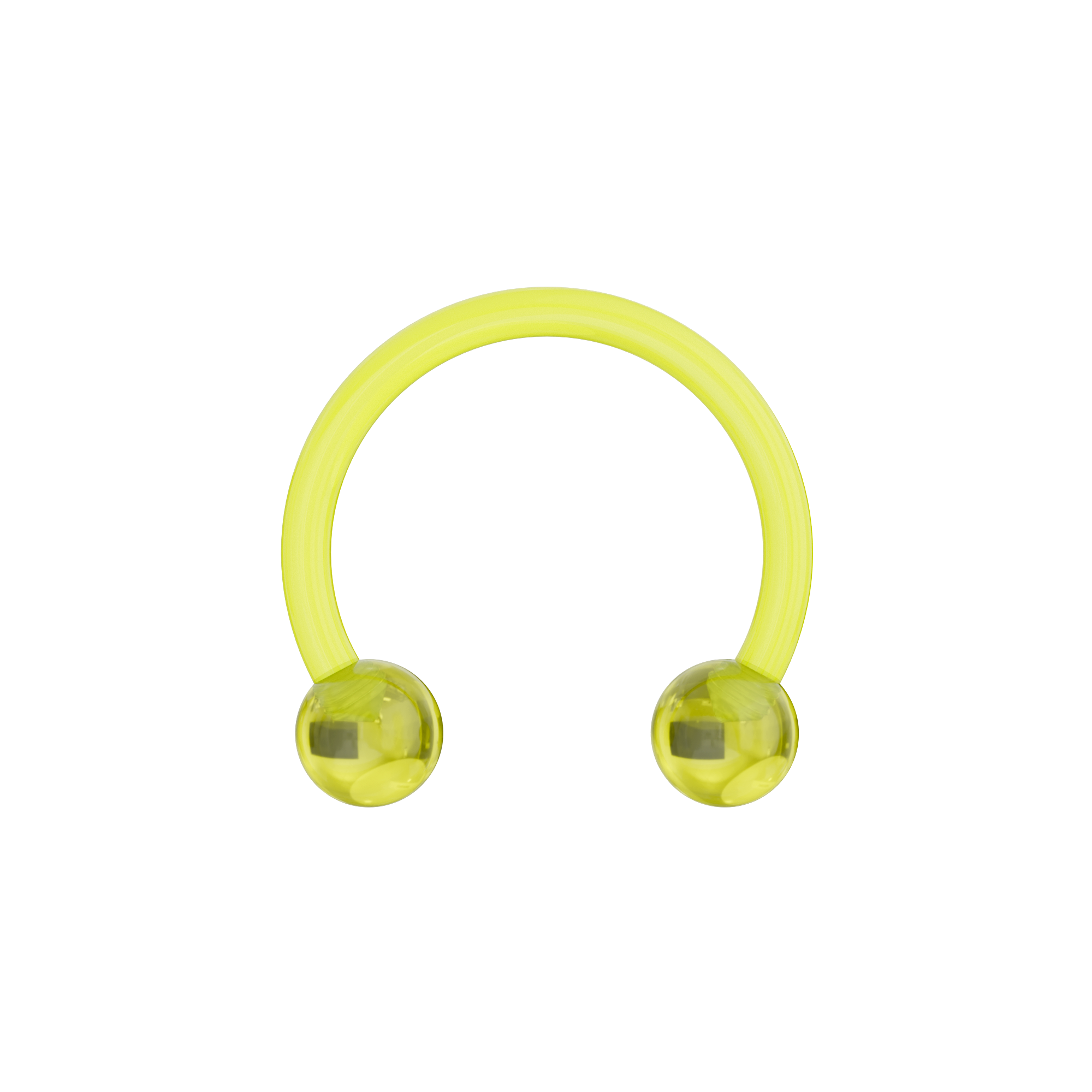 UV Circular Barbell With Basic UV Balls (Pack of 10) - Monster Piercing