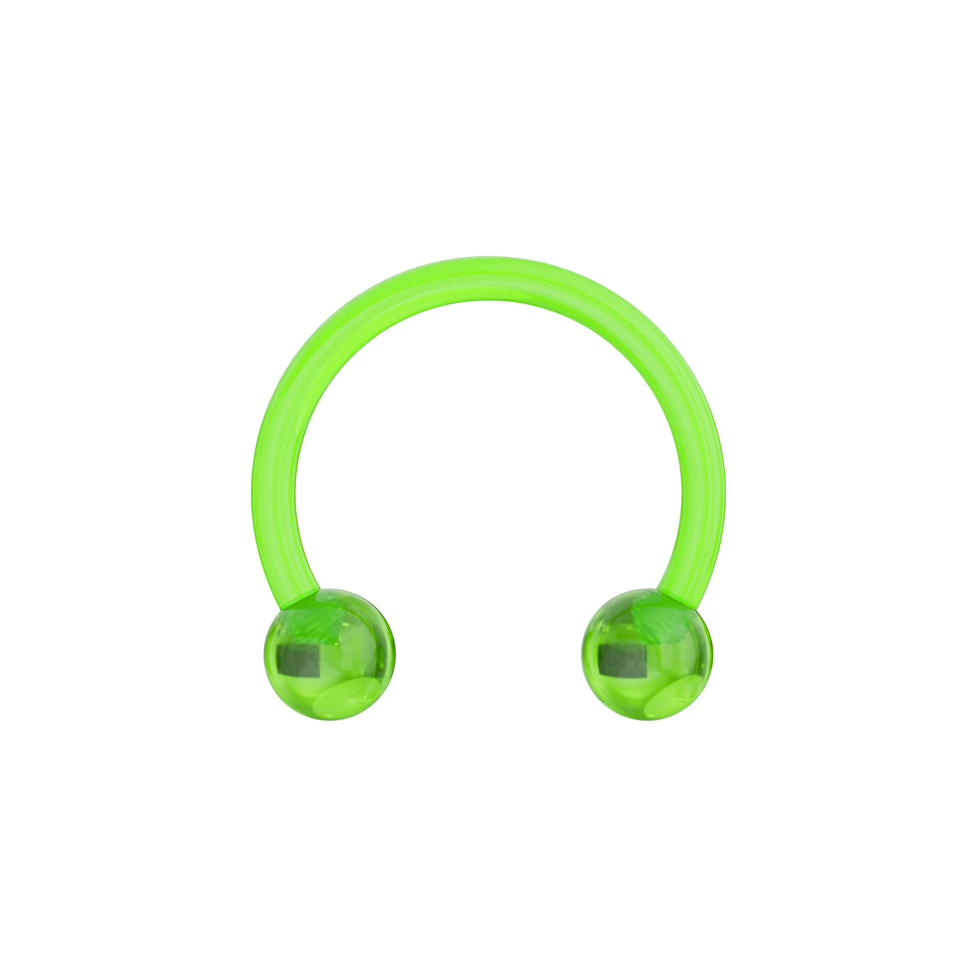 UV Circular Barbell With Basic UV Balls (Pack of 10) - Monster Piercing