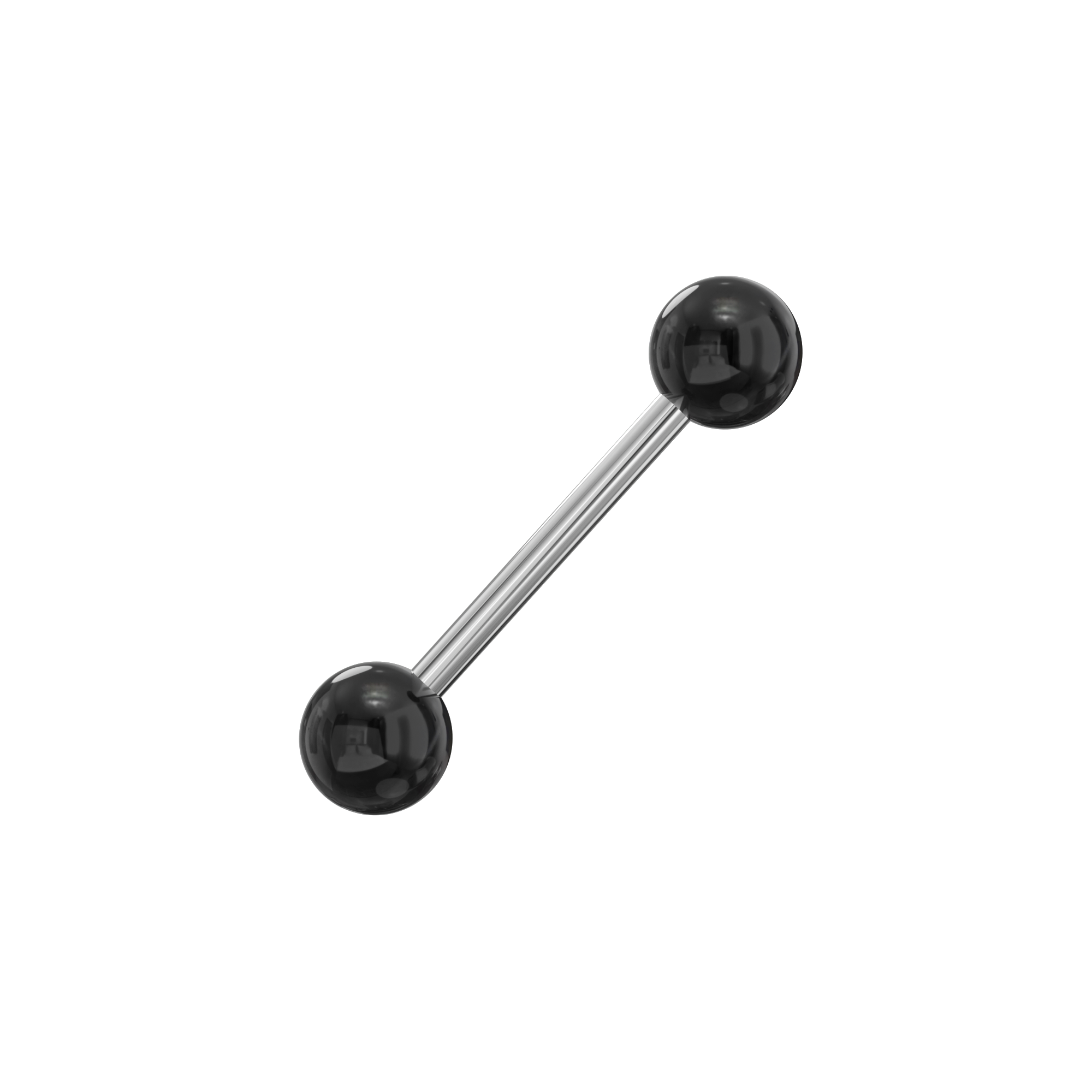 Steel Tongue Barbell Plained UV Balls (Pack of 10) - Monster Piercing