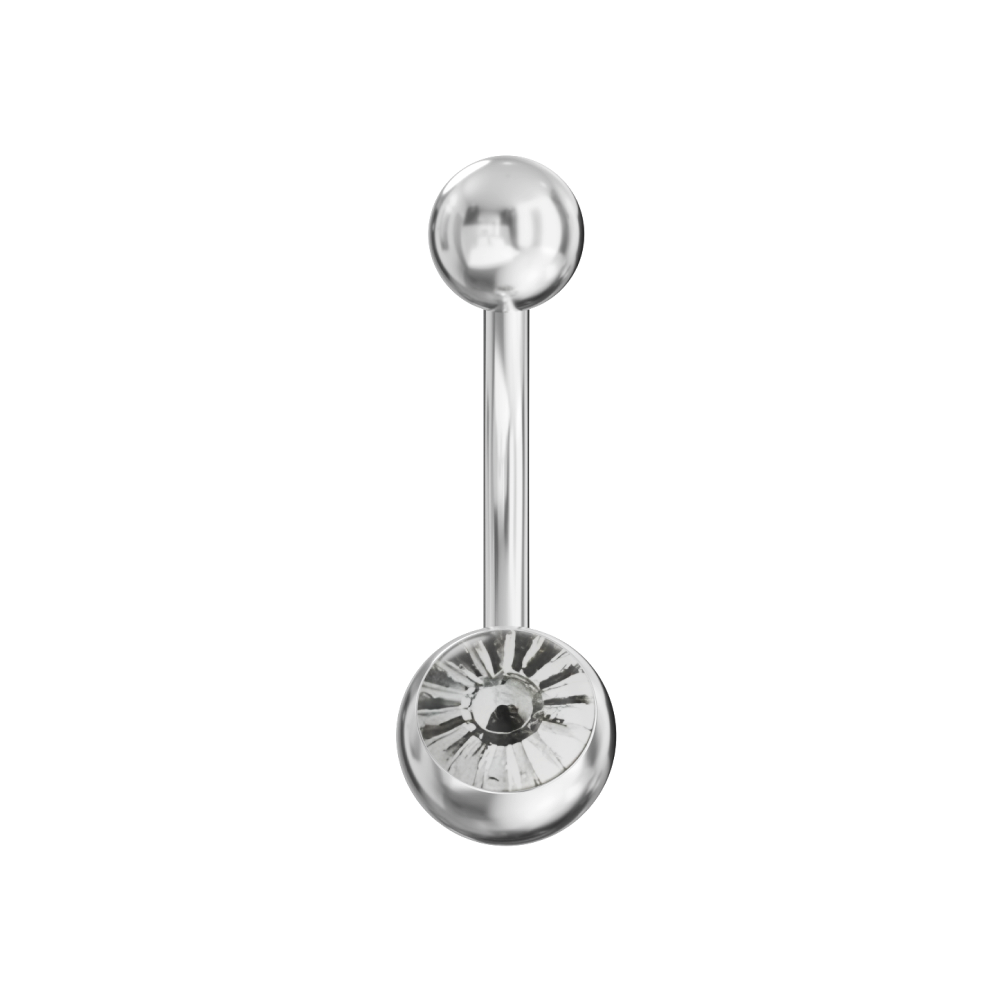 316L Steel Tiger Eye Belly Banana - Monster Piercing