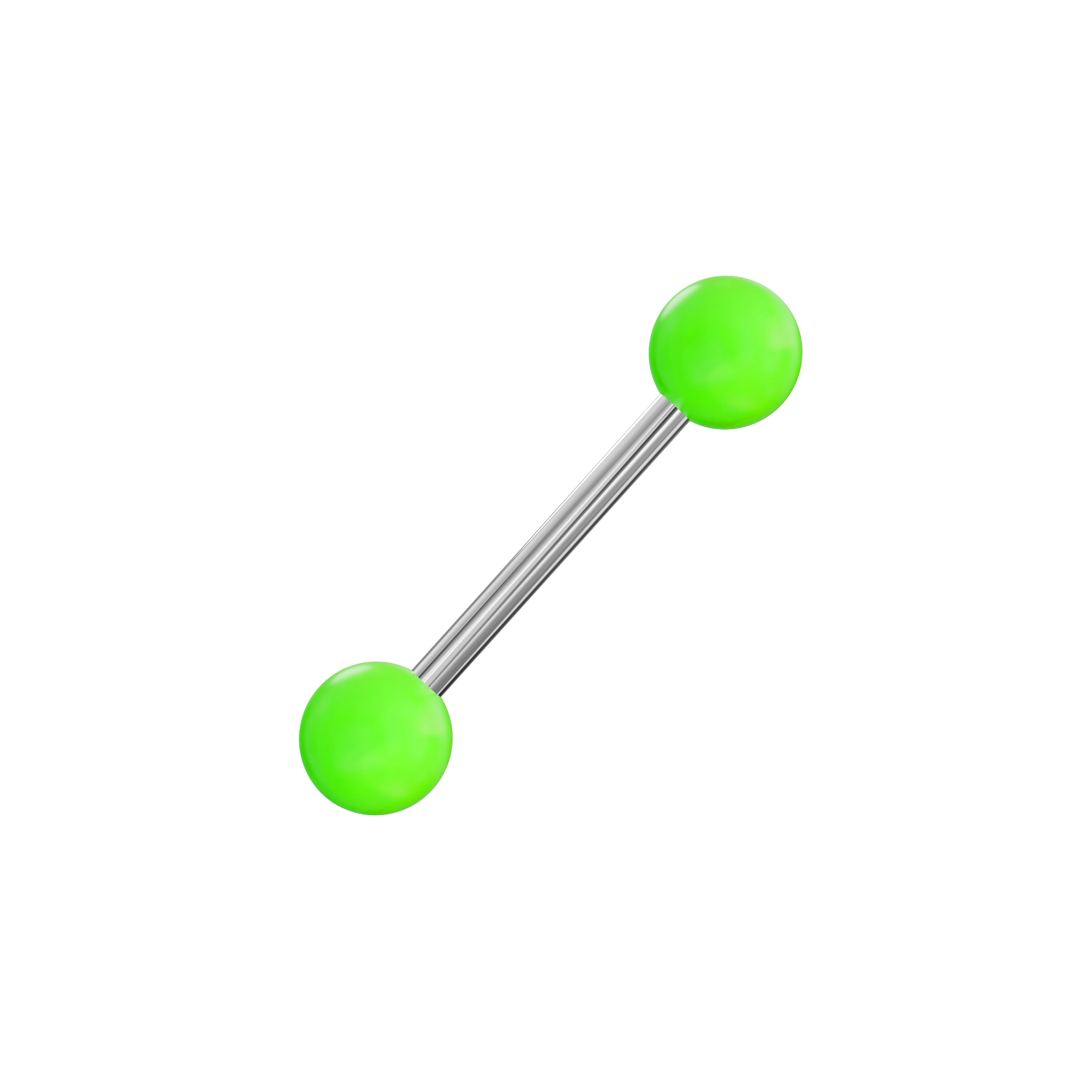 316L Surgical Steel Tongue Barbell Simple UV Balls (Pack of 10) - Monster Piercing
