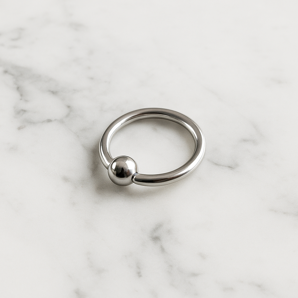 EO Gas Sterilised G23 Titanium Captive Bead Ring - Monster Piercing