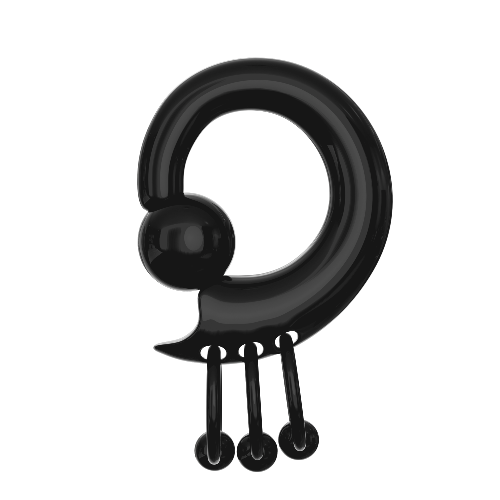316L Surgical Steel BCR Stretcher Jewellery - Monster Piercing