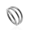 G23 Titanium Triple Stack Hinged Segment Clicker Ring