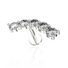 316L Surgical Steel Rounded CZ Jewelled Ear Stud