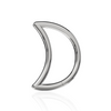 G23 Titanium Crescent Nose Hoop Segment Clicker Ring