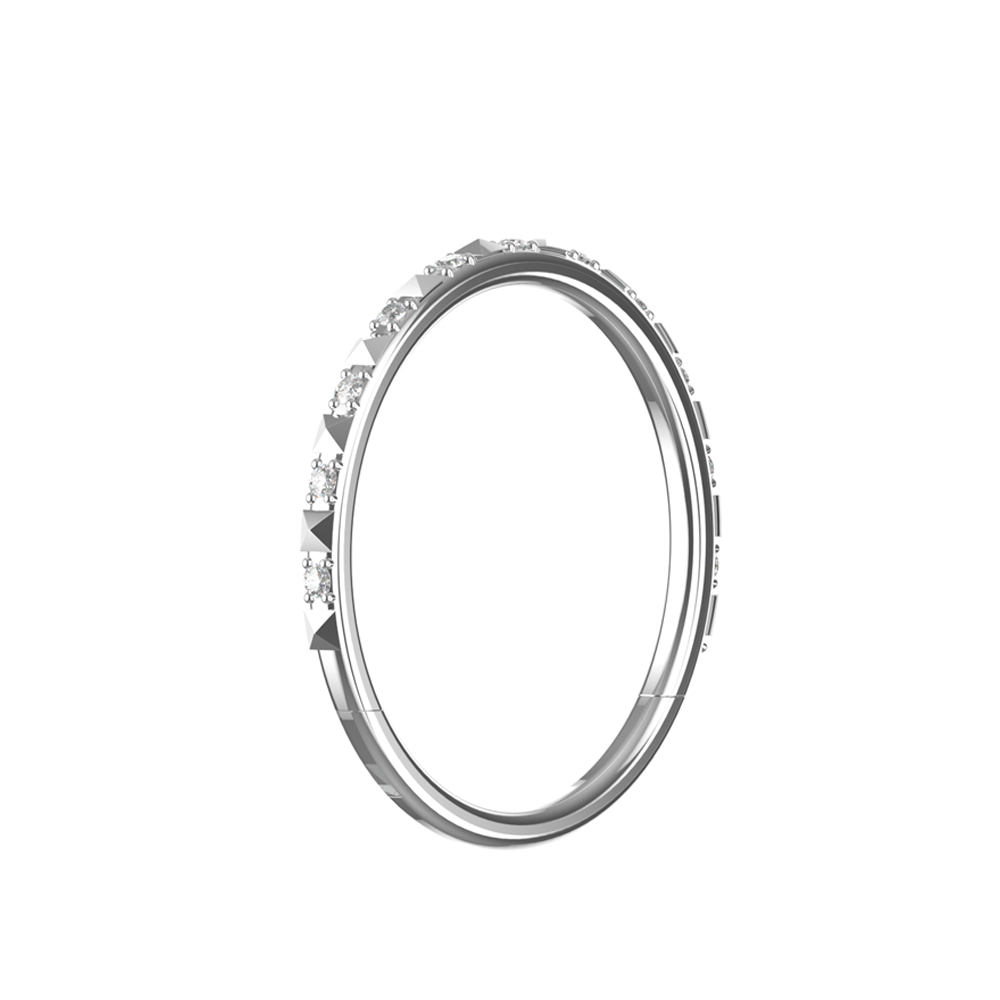 316L Surgical Steel CZ Jewelled Hinged Septum Clicker Ring - Monster Piercing