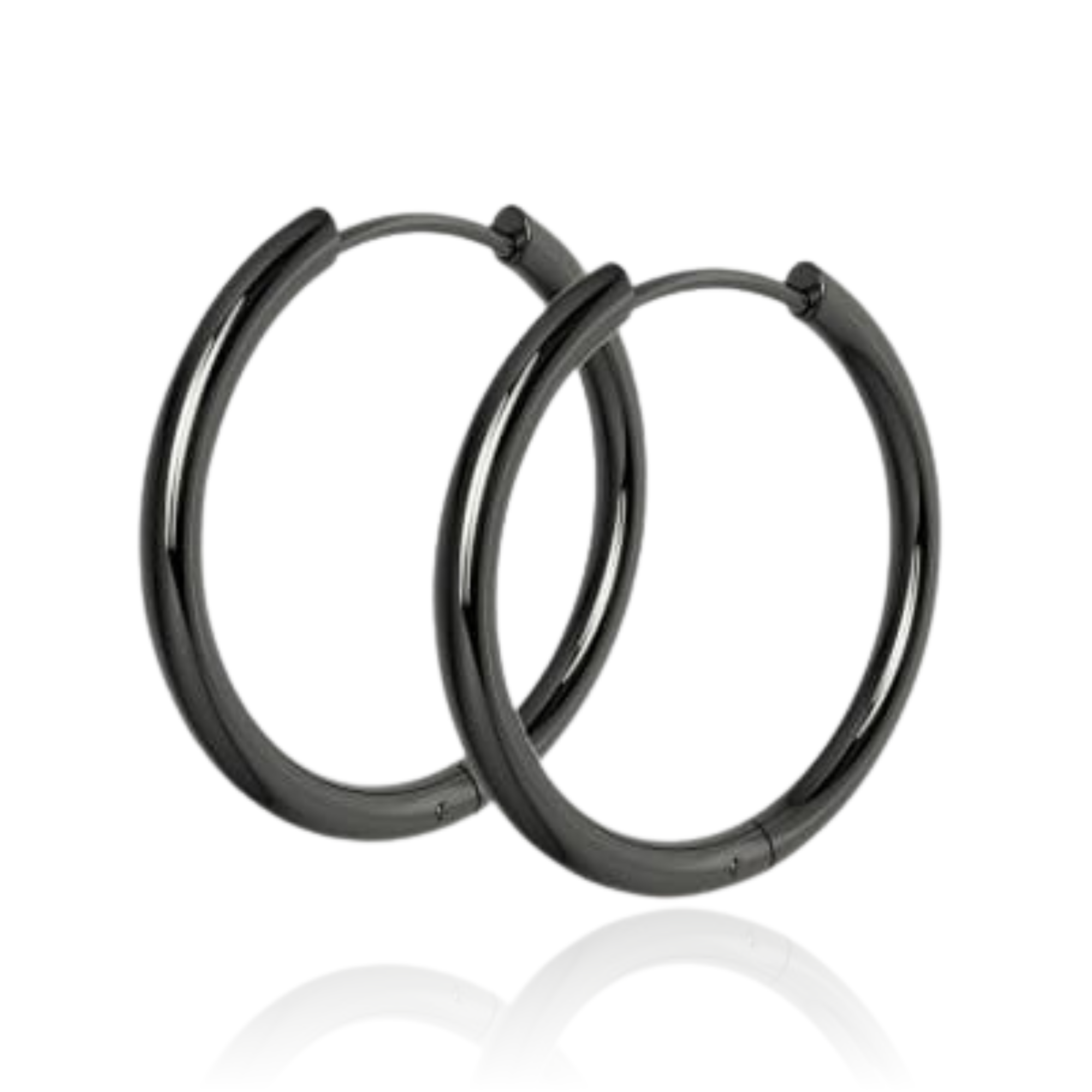 316L Surgical Steel Hinged Sleeper Hoop Rings - Monster Piercing